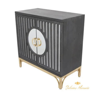 Gabinete contemporáneo de madera negra