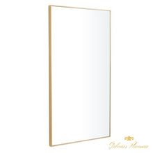 Cargar imagen en el visor de la galería, Espejo de pared de cuerpo entero con marco dorado